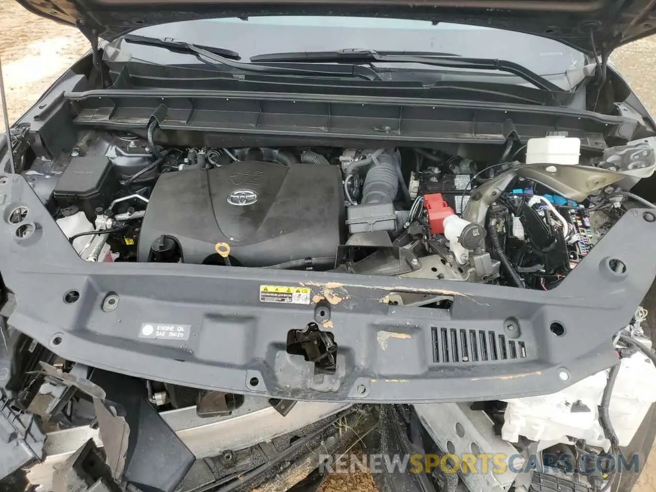 12 fotografías del automóvil dañado 5TDDZRBH0LS005473 TOYOTA HIGHLANDER 2020