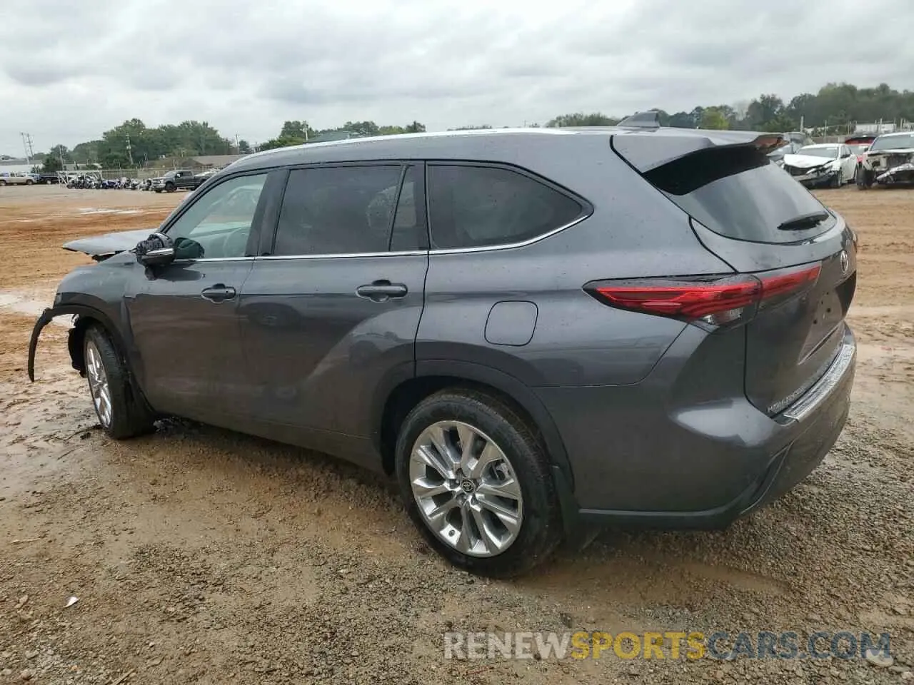 2 fotografías del automóvil dañado 5TDDZRBH0LS005473 TOYOTA HIGHLANDER 2020