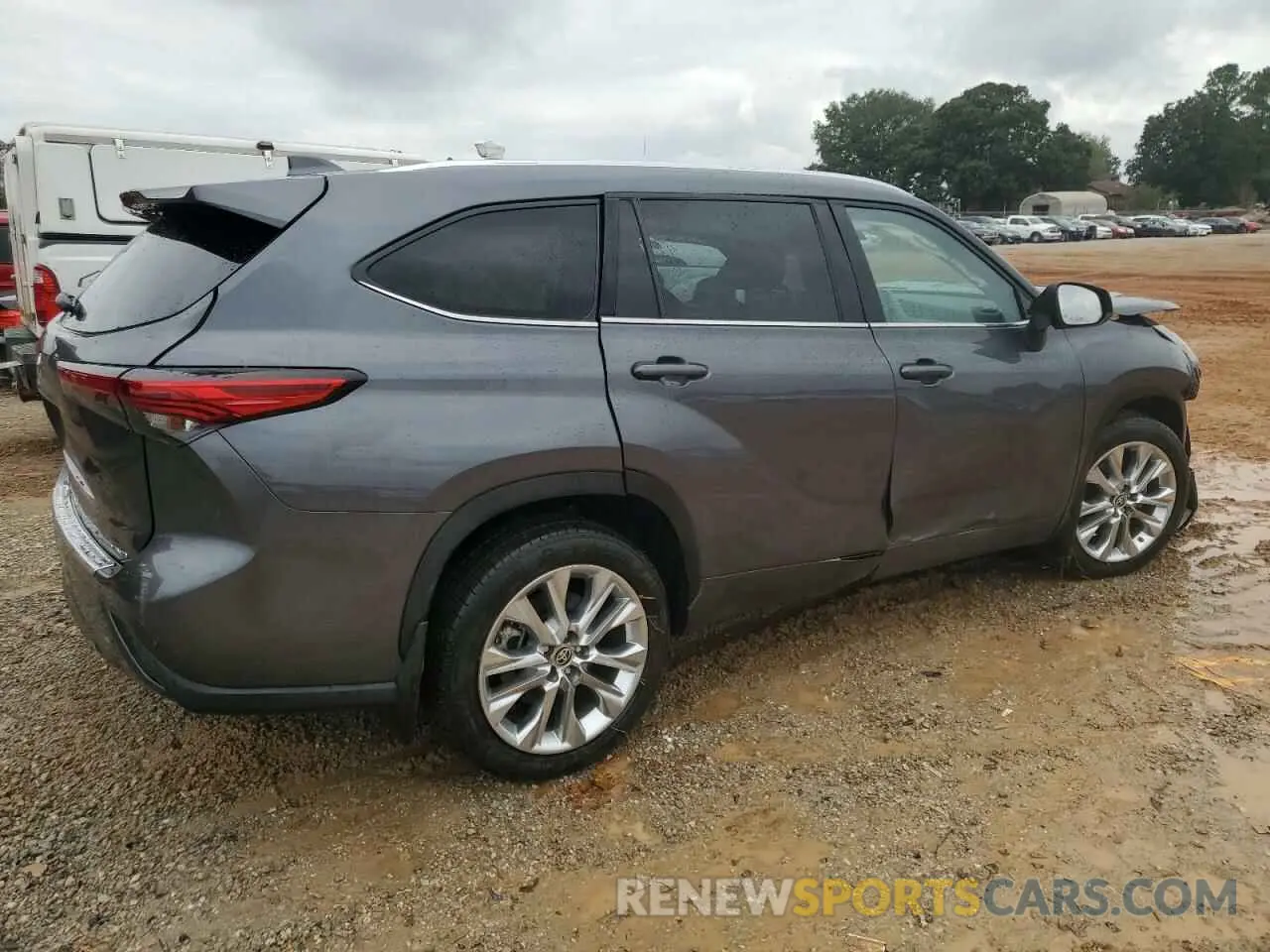 3 fotografías del automóvil dañado 5TDDZRBH0LS005473 TOYOTA HIGHLANDER 2020