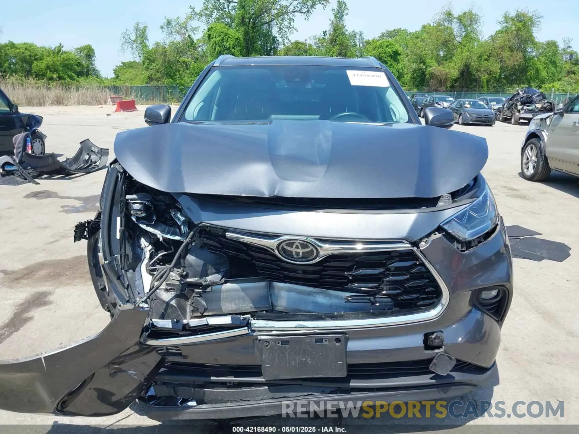 12 fotografías del automóvil dañado 5TDDZRBH0LS012651 TOYOTA HIGHLANDER 2020