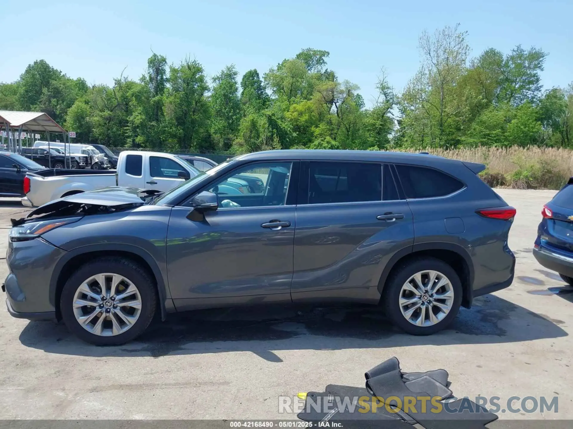 14 fotografías del automóvil dañado 5TDDZRBH0LS012651 TOYOTA HIGHLANDER 2020