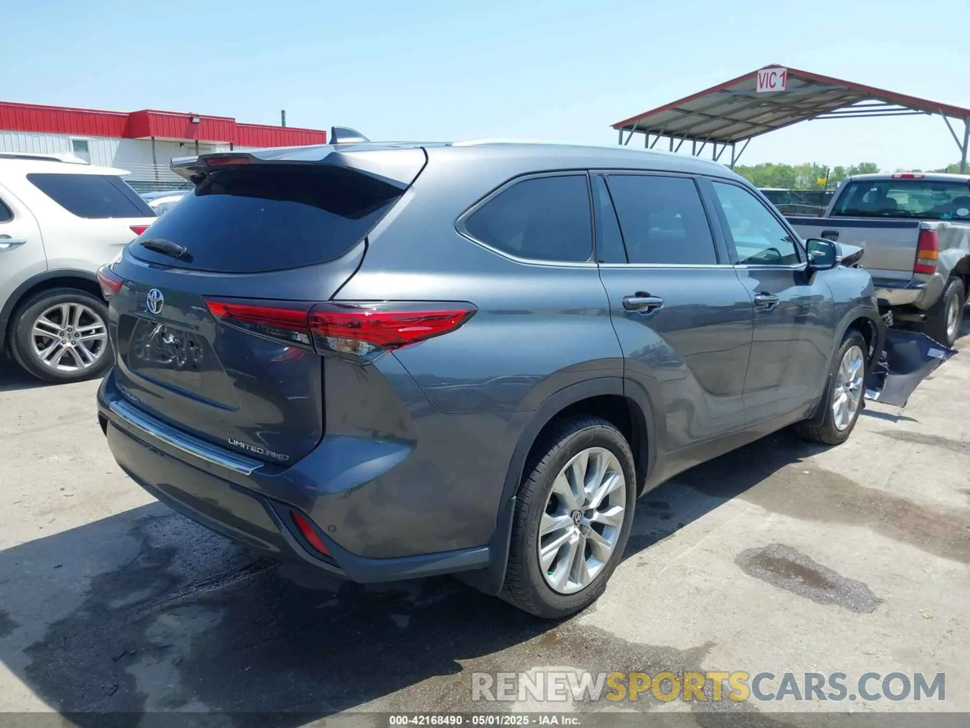 4 fotografías del automóvil dañado 5TDDZRBH0LS012651 TOYOTA HIGHLANDER 2020