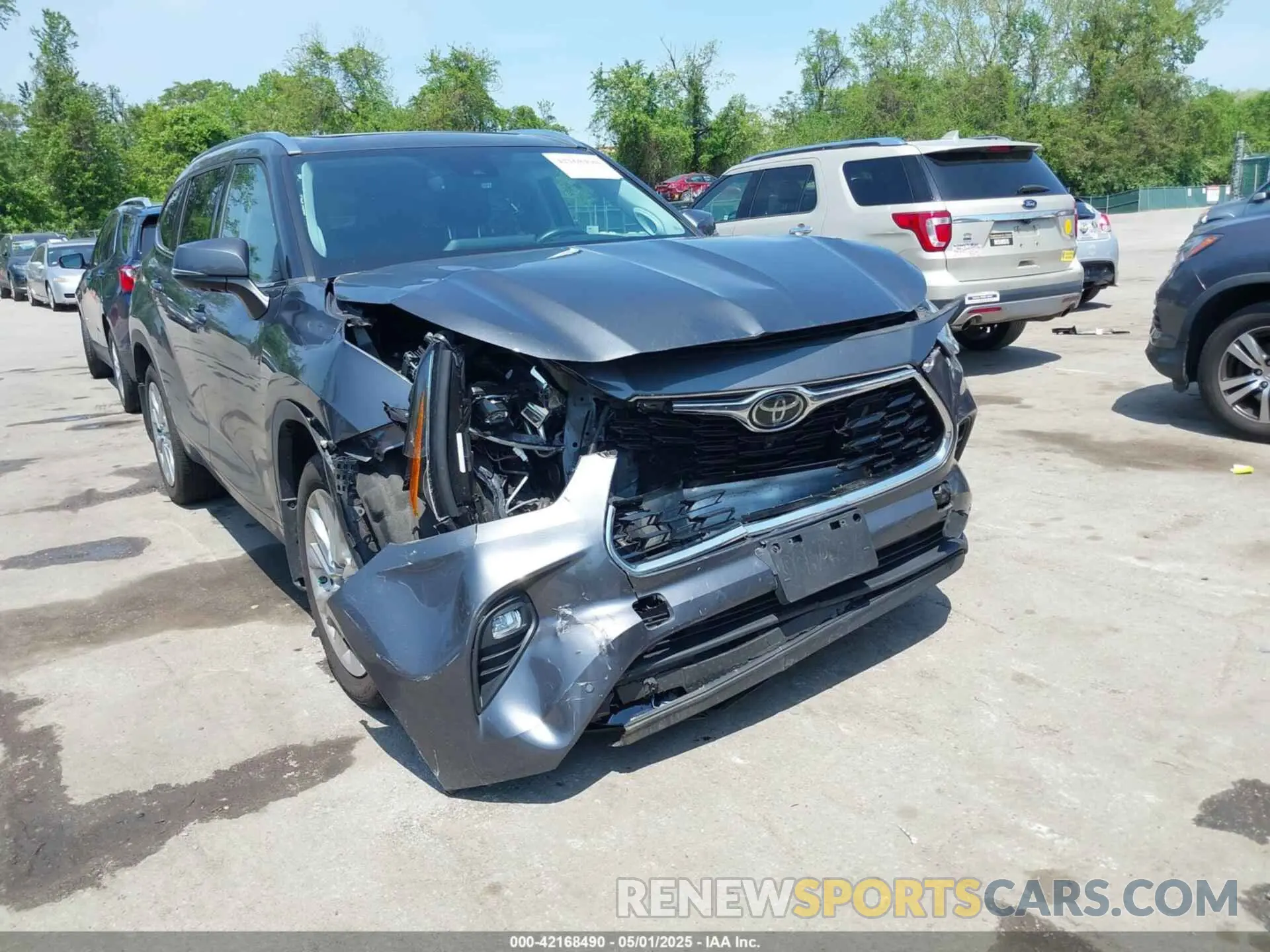 6 fotografías del automóvil dañado 5TDDZRBH0LS012651 TOYOTA HIGHLANDER 2020
