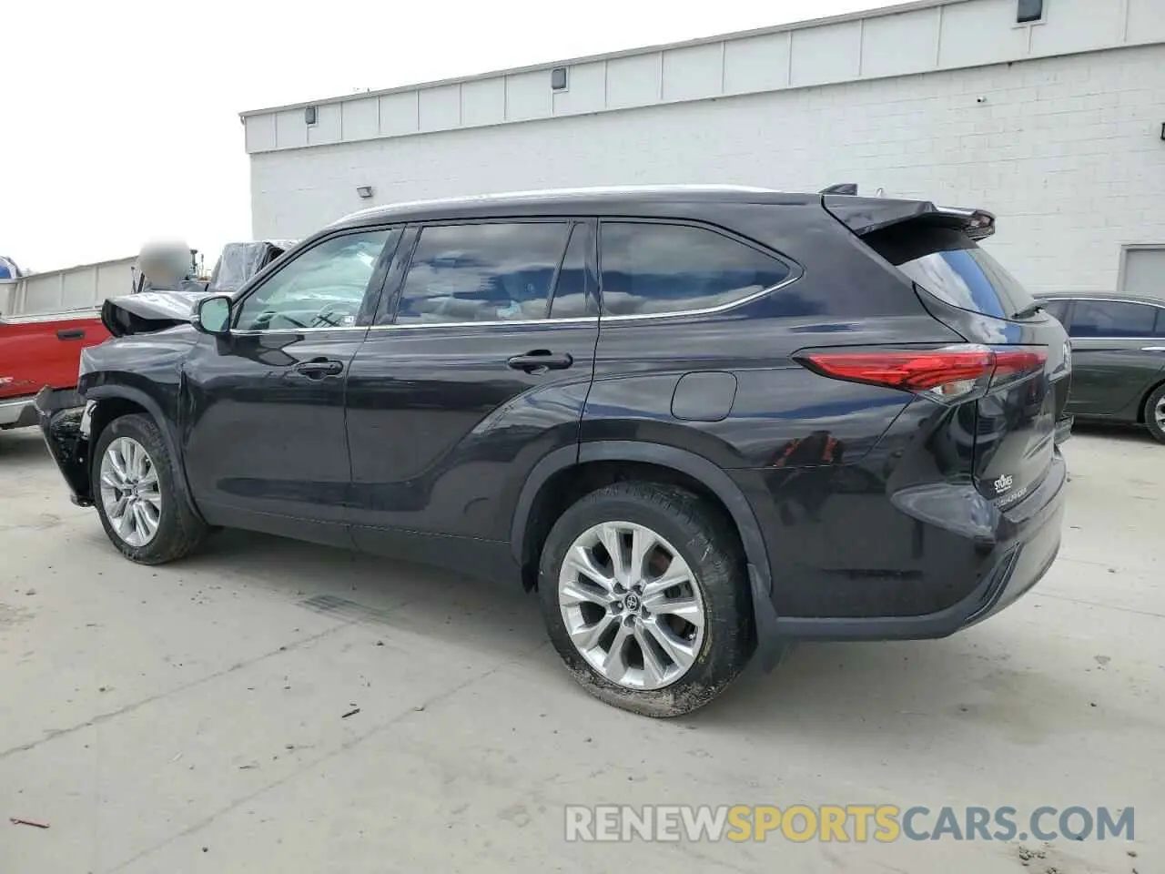 2 fotografías del automóvil dañado 5TDDZRBH0LS016179 TOYOTA HIGHLANDER 2020