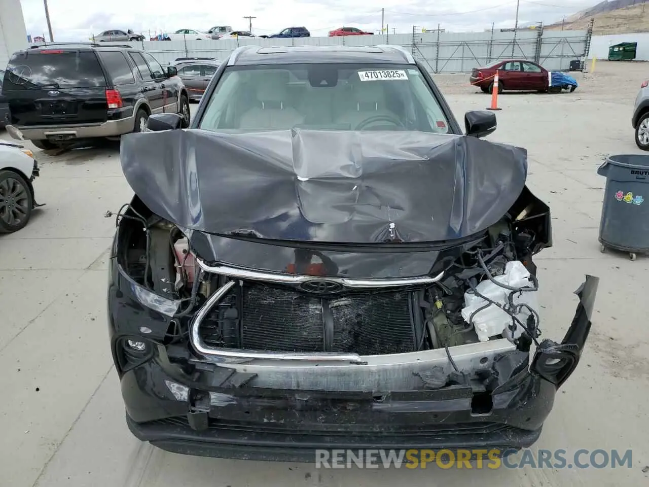 5 fotografías del automóvil dañado 5TDDZRBH0LS016179 TOYOTA HIGHLANDER 2020