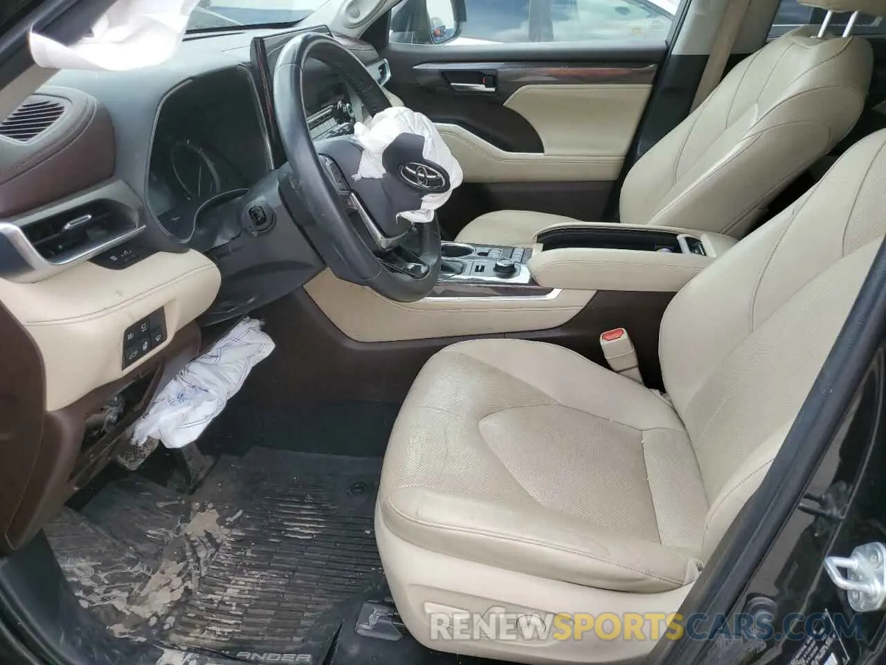 7 fotografías del automóvil dañado 5TDDZRBH0LS016179 TOYOTA HIGHLANDER 2020