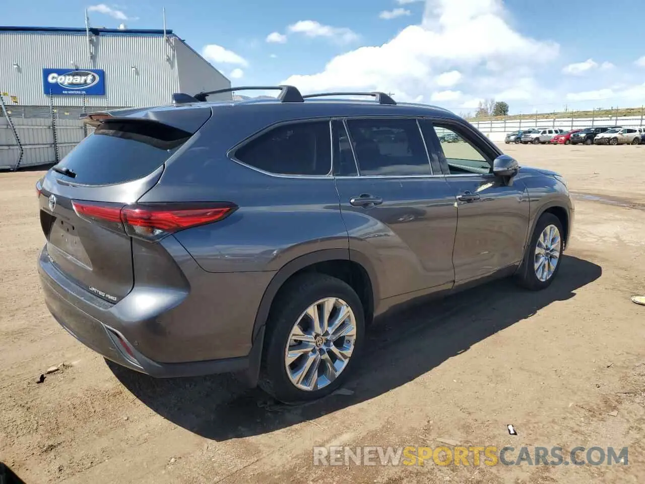 3 fotografías del automóvil dañado 5TDDZRBH0LS017011 TOYOTA HIGHLANDER 2020