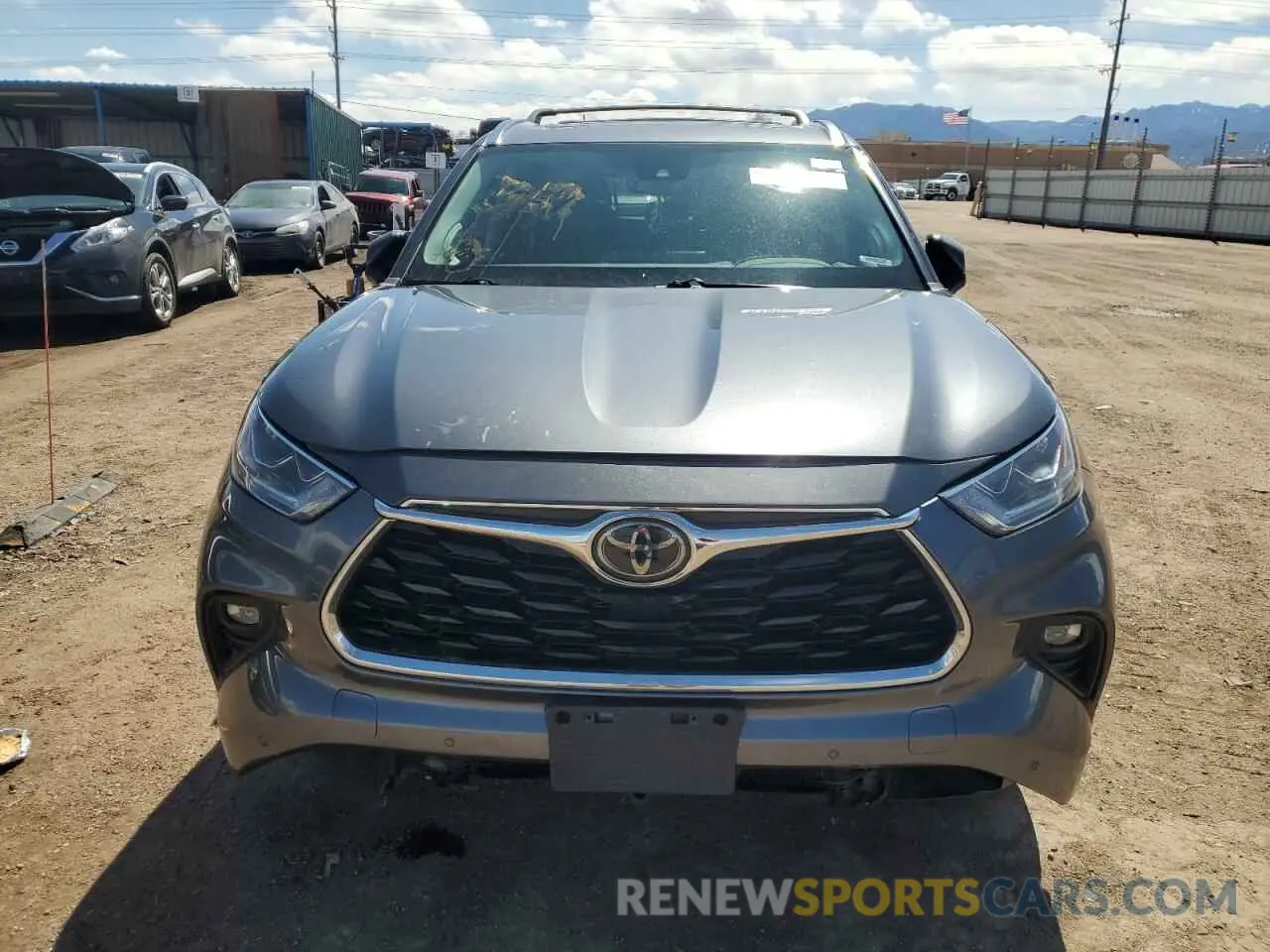 5 fotografías del automóvil dañado 5TDDZRBH0LS017011 TOYOTA HIGHLANDER 2020