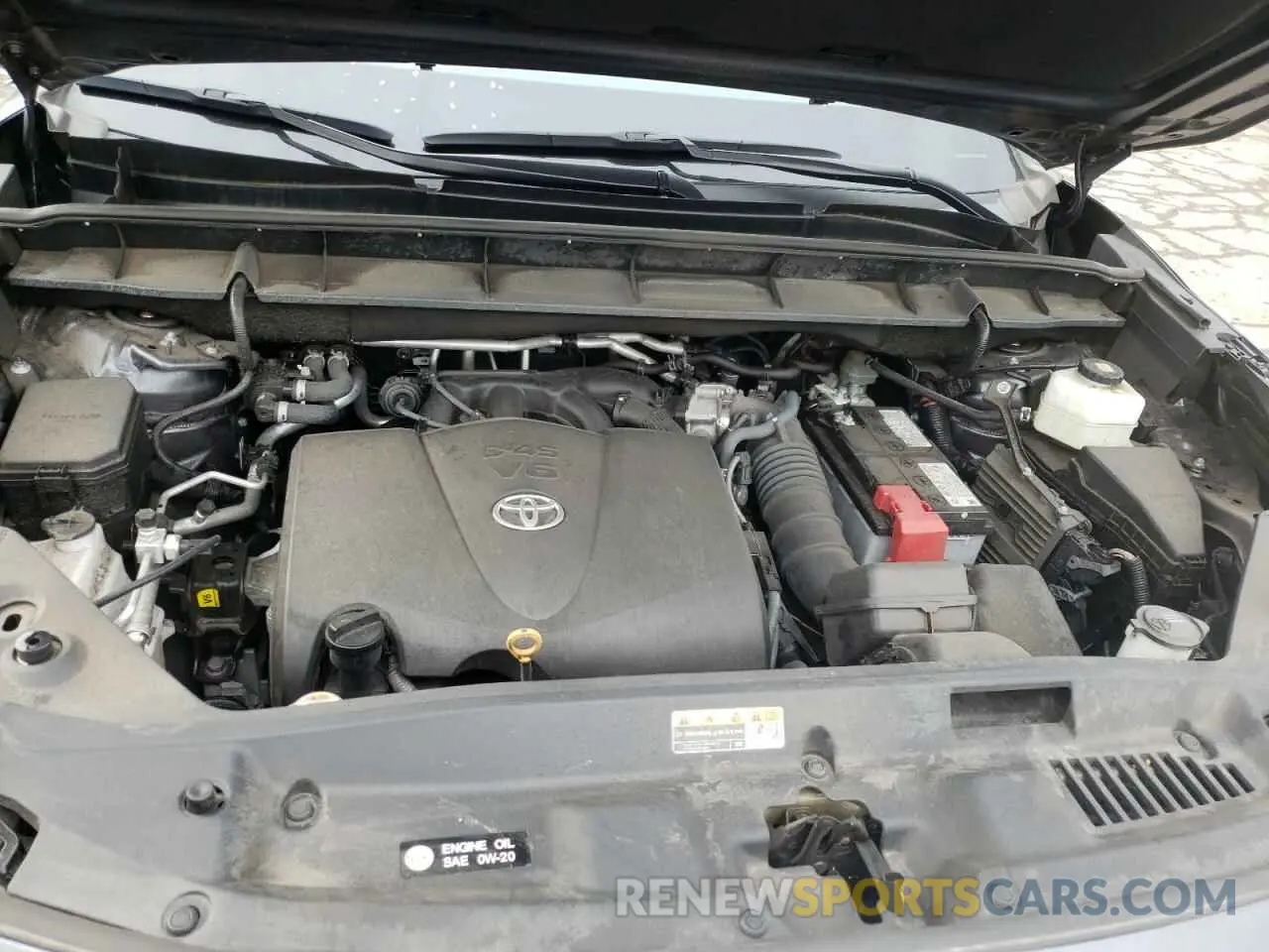 7 fotografías del automóvil dañado 5TDDZRBH0LS020670 TOYOTA HIGHLANDER 2020