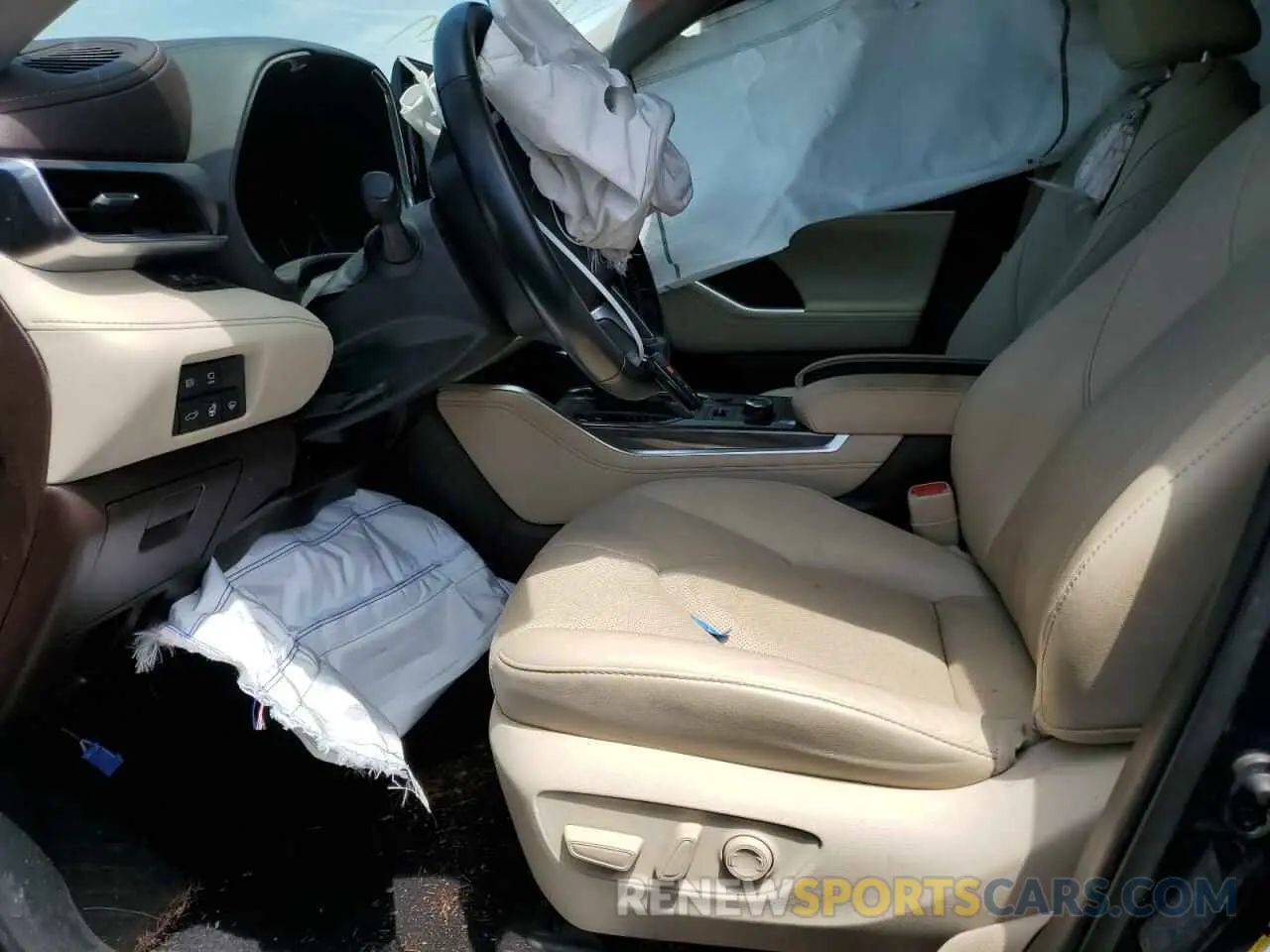 7 fotografías del automóvil dañado 5TDDZRBH0LS024606 TOYOTA HIGHLANDER 2020