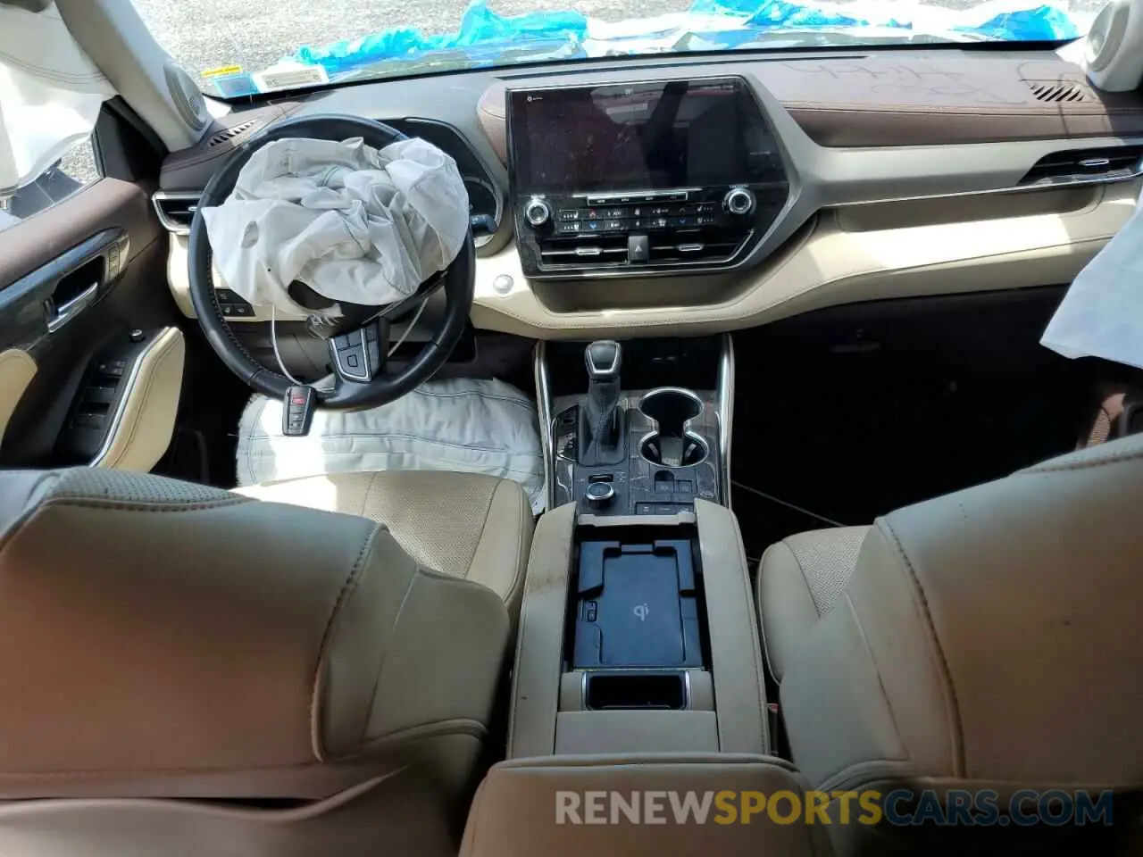 8 fotografías del automóvil dañado 5TDDZRBH0LS024606 TOYOTA HIGHLANDER 2020