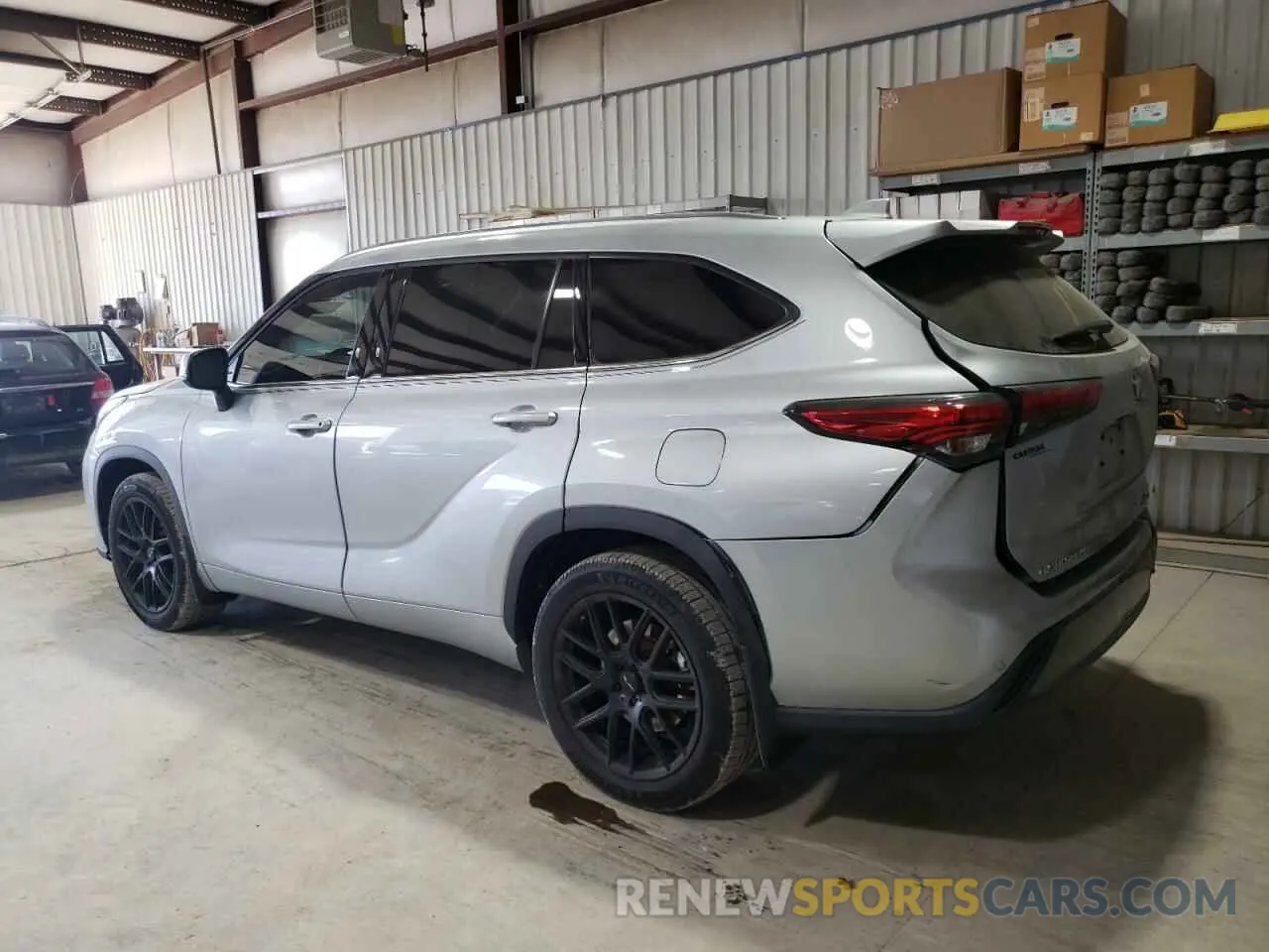 2 fotografías del automóvil dañado 5TDDZRBH0LS050879 TOYOTA HIGHLANDER 2020