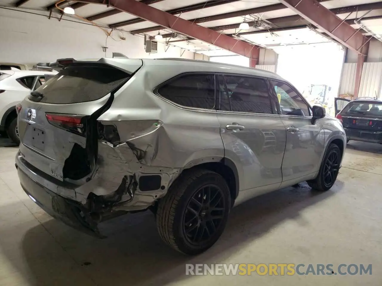 3 fotografías del automóvil dañado 5TDDZRBH0LS050879 TOYOTA HIGHLANDER 2020