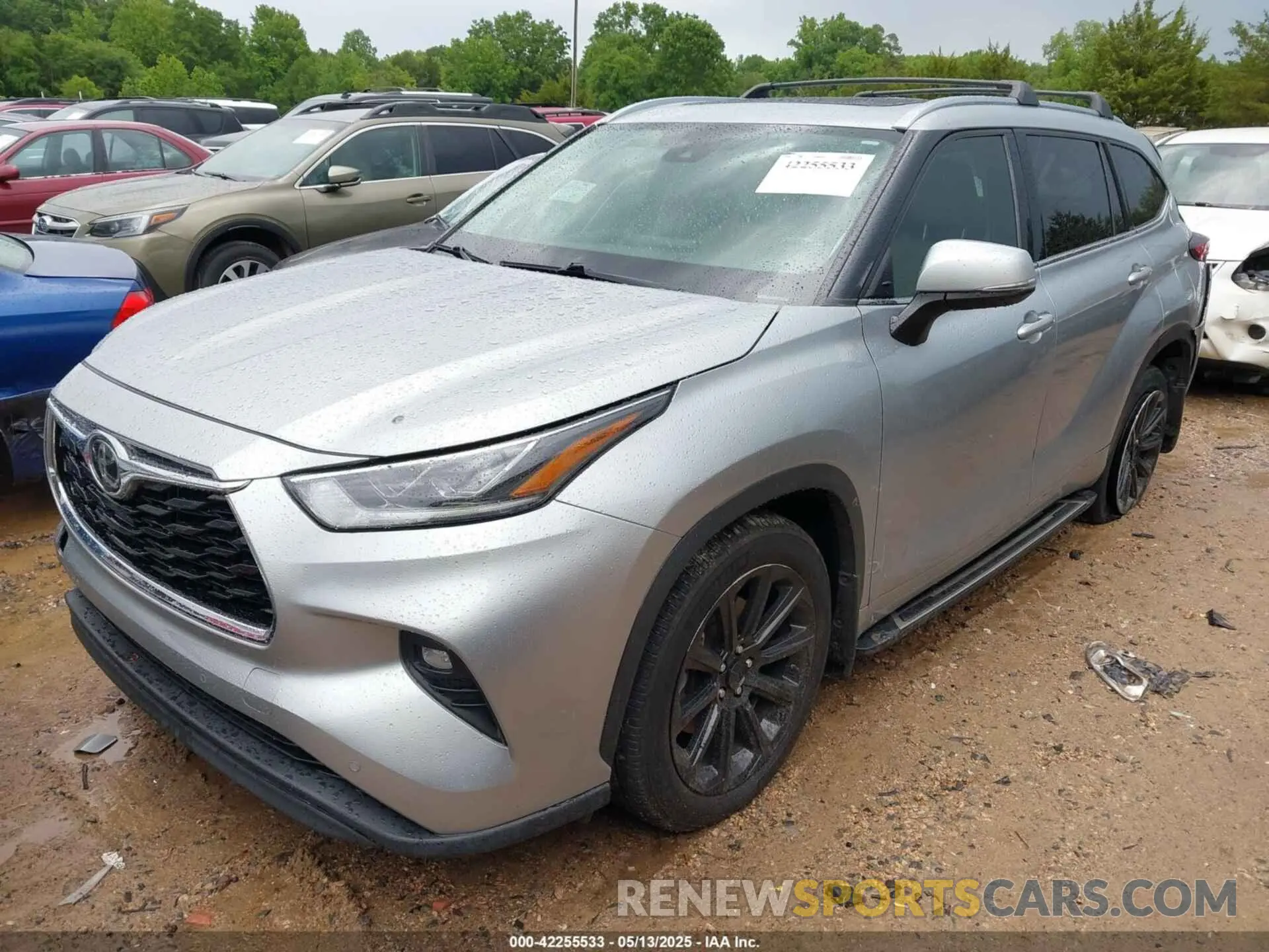 2 fotografías del automóvil dañado 5TDDZRBH1LS011976 TOYOTA HIGHLANDER 2020
