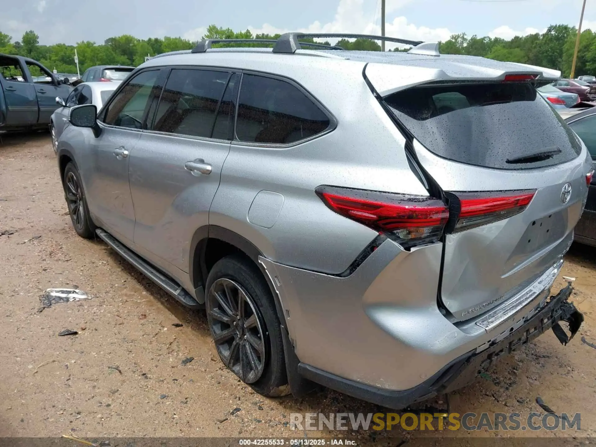 3 fotografías del automóvil dañado 5TDDZRBH1LS011976 TOYOTA HIGHLANDER 2020