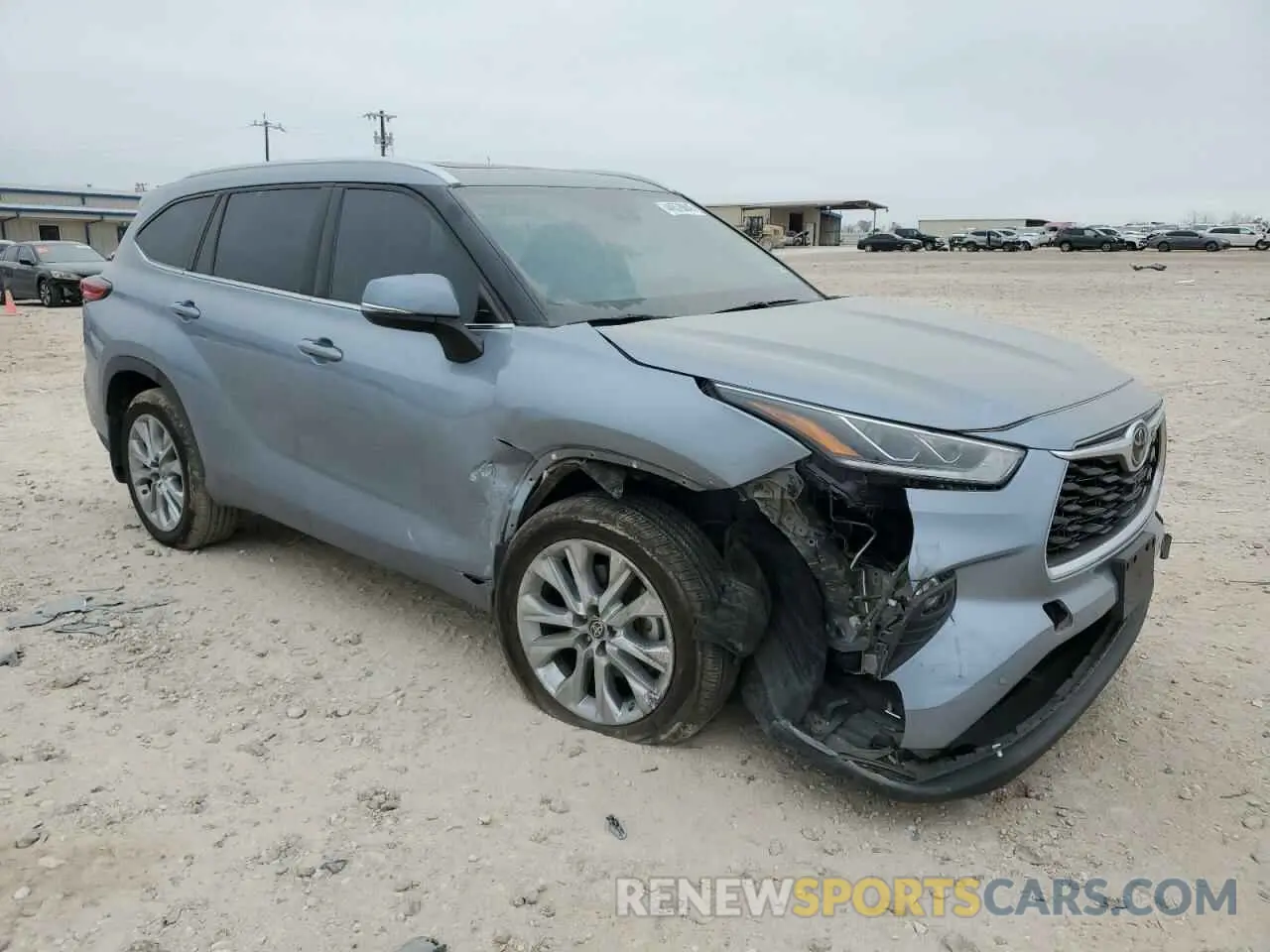 4 fotografías del automóvil dañado 5TDDZRBH1LS047487 TOYOTA HIGHLANDER 2020