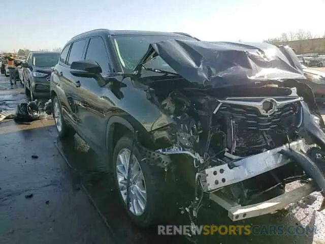 15 fotografías del automóvil dañado 5TDDZRBH1LS055833 TOYOTA HIGHLANDER 2020