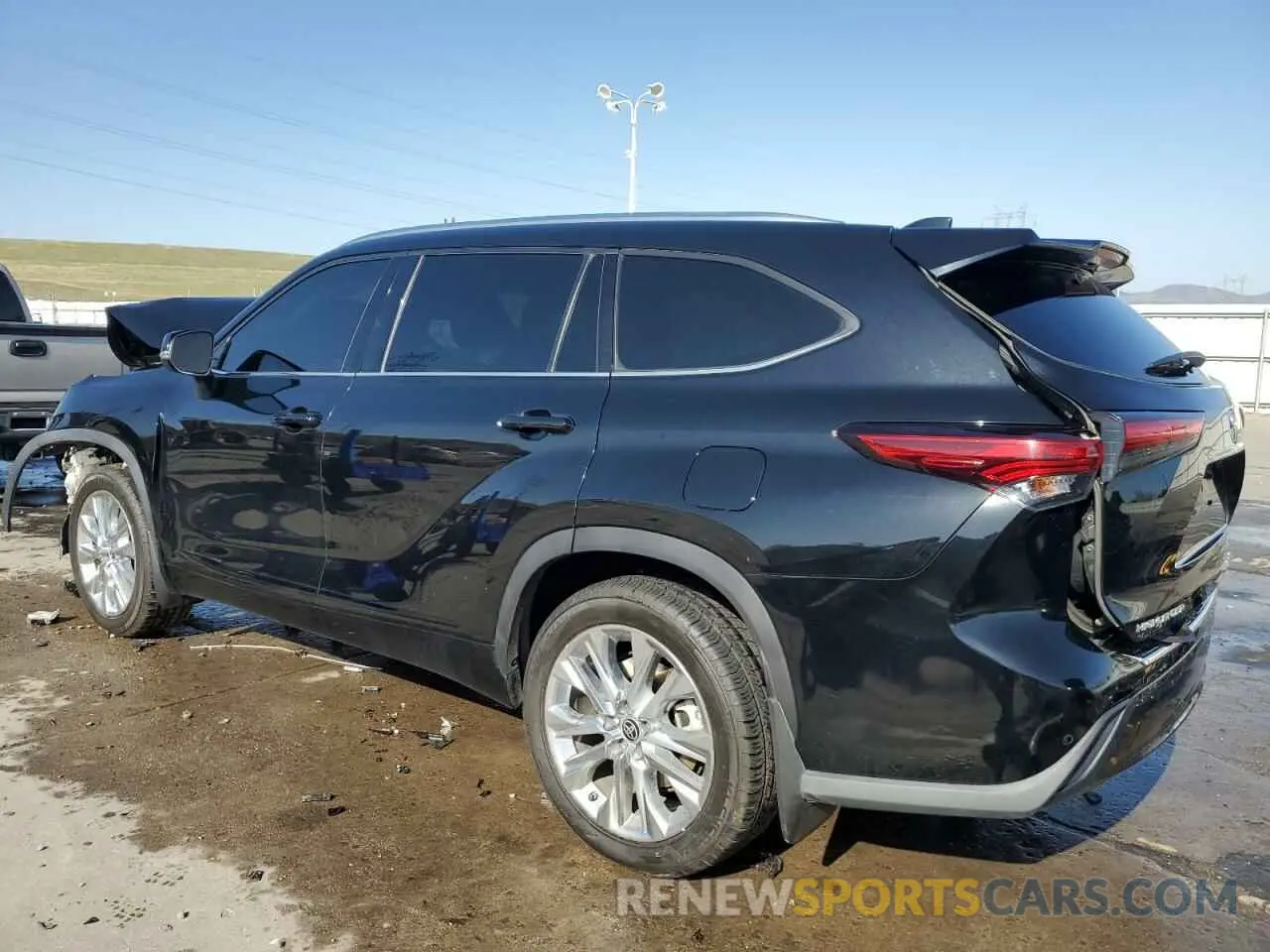 2 fotografías del automóvil dañado 5TDDZRBH1LS055833 TOYOTA HIGHLANDER 2020