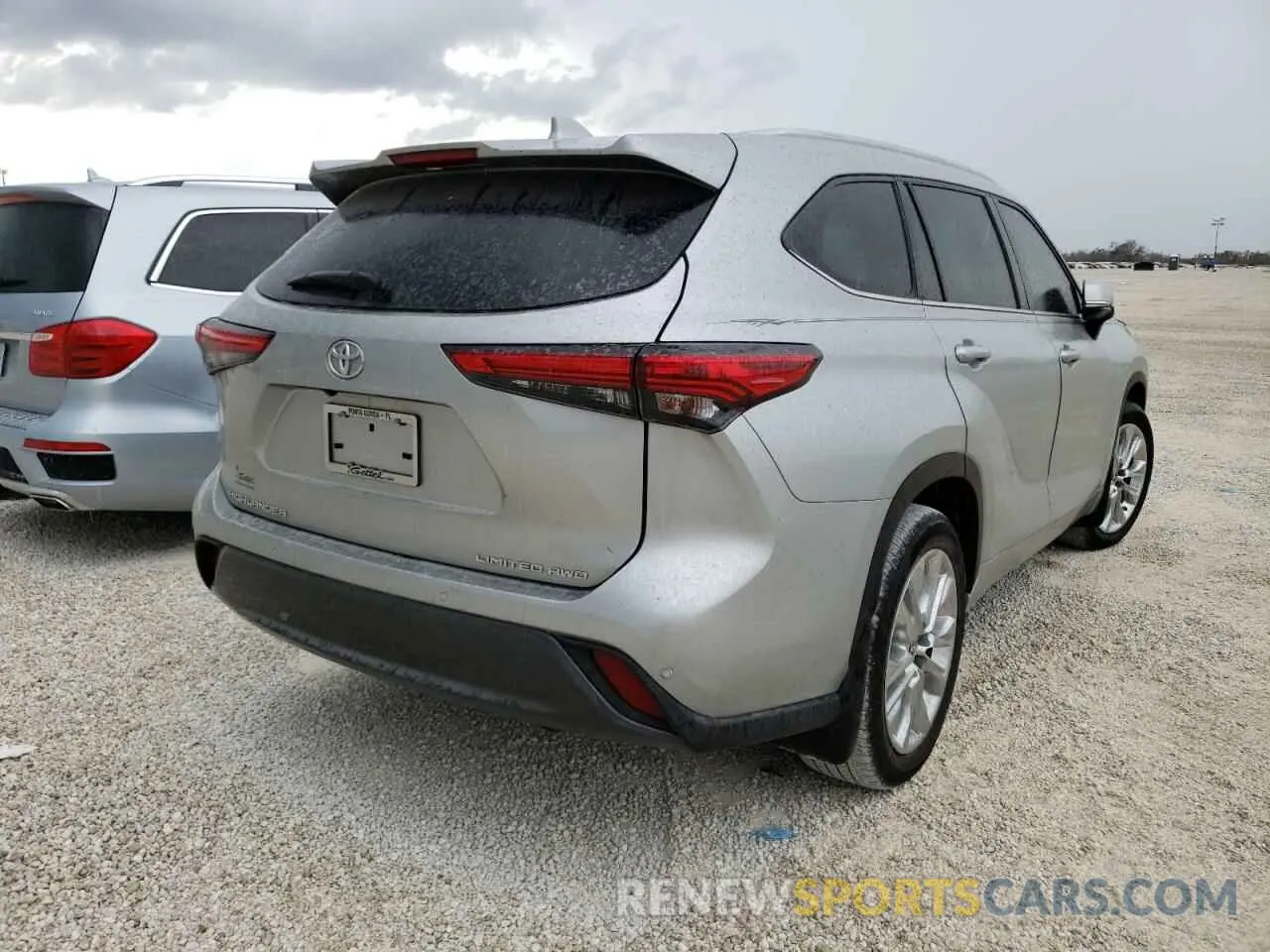 4 fotografías del automóvil dañado 5TDDZRBH4LS021143 TOYOTA HIGHLANDER 2020