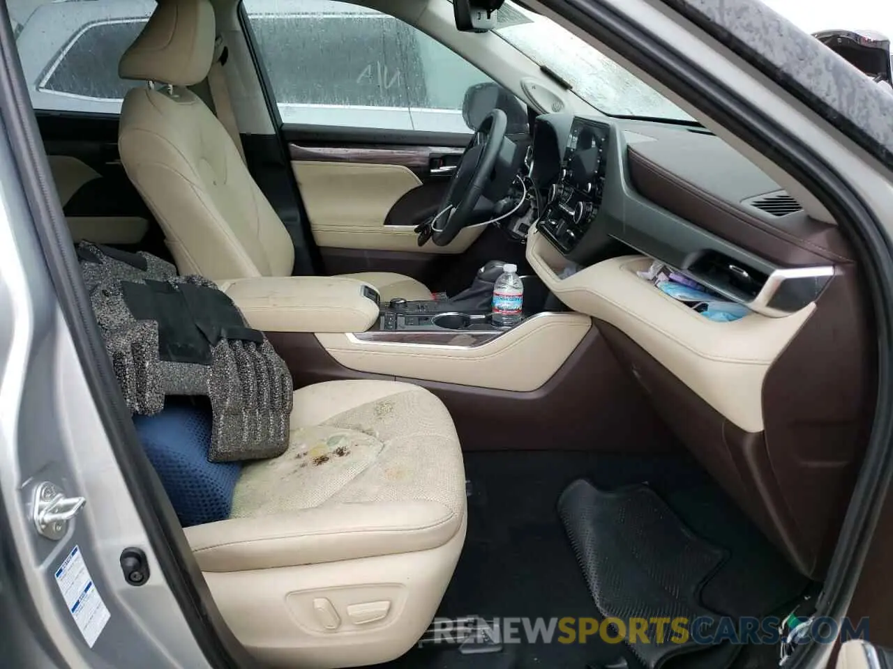 5 fotografías del automóvil dañado 5TDDZRBH4LS021143 TOYOTA HIGHLANDER 2020