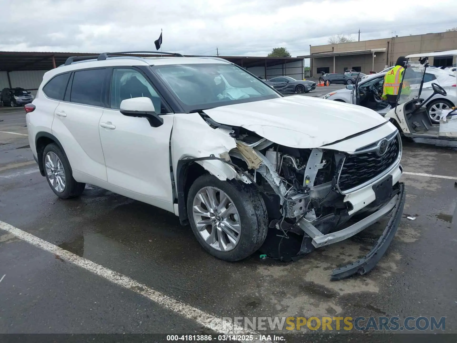 1 fotografías del automóvil dañado 5TDDZRBH4LS044504 TOYOTA HIGHLANDER 2020