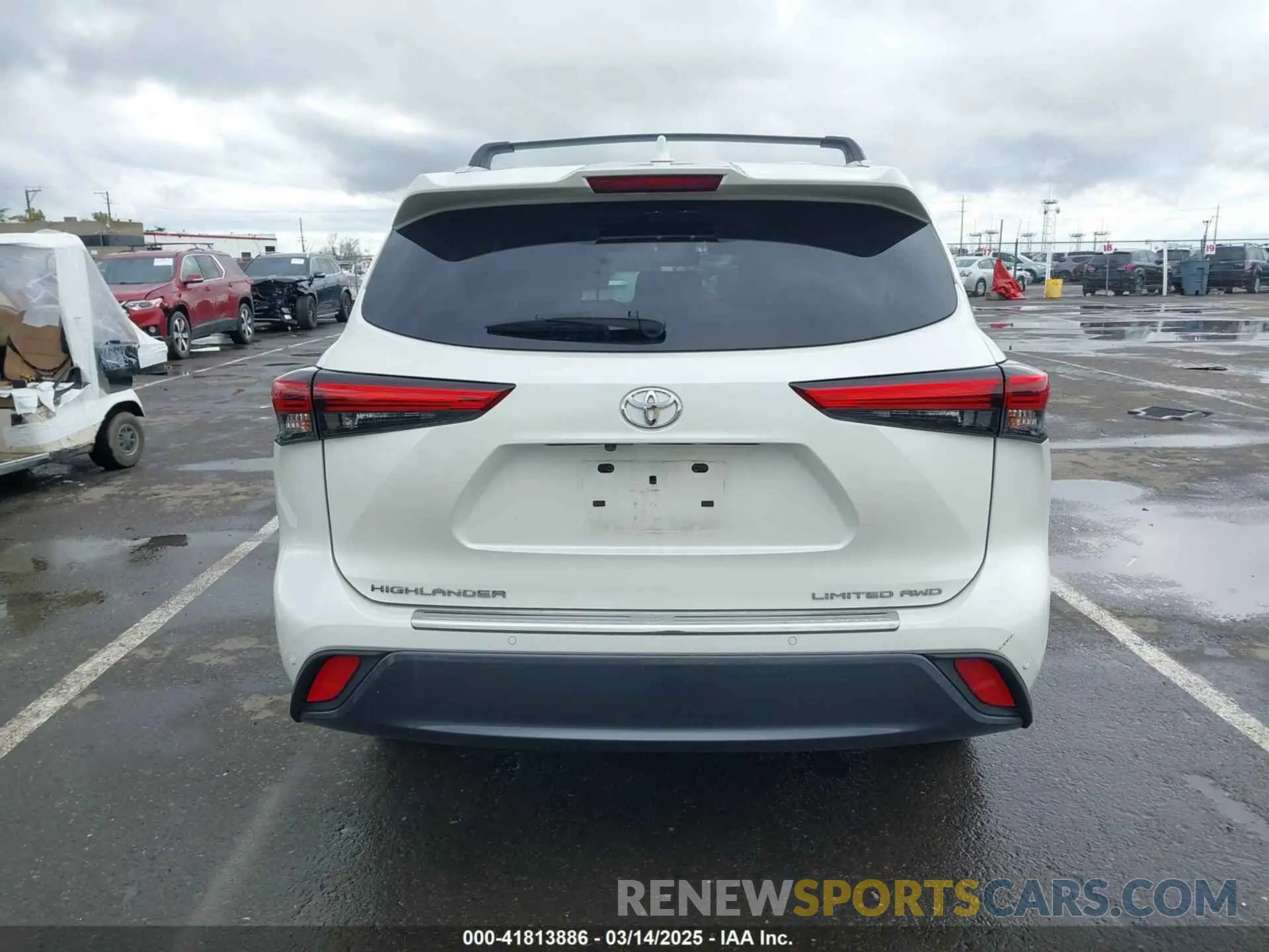 15 fotografías del automóvil dañado 5TDDZRBH4LS044504 TOYOTA HIGHLANDER 2020