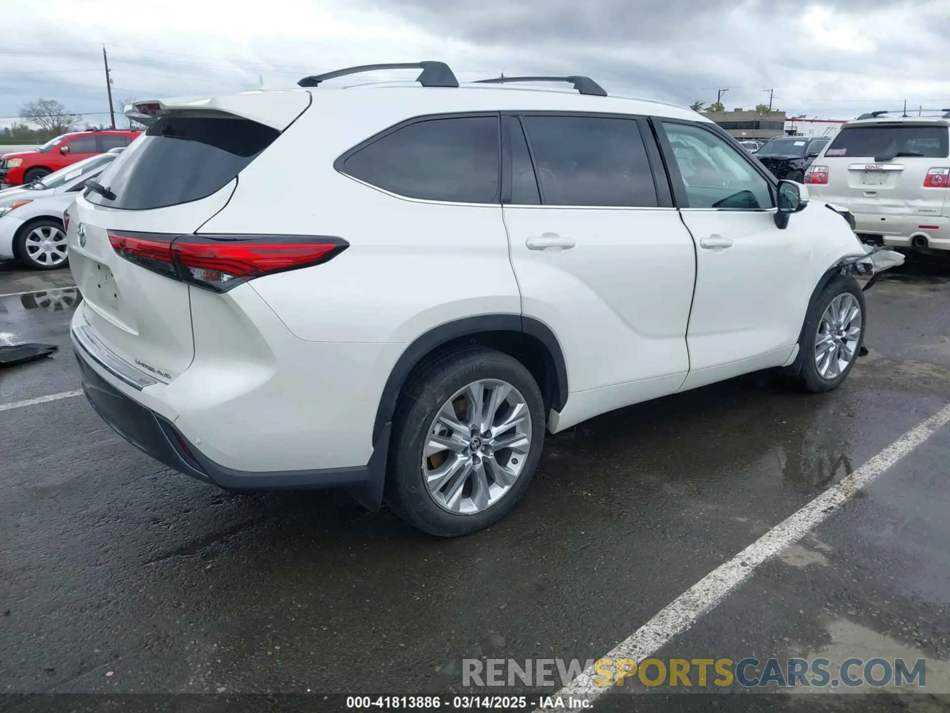 4 fotografías del automóvil dañado 5TDDZRBH4LS044504 TOYOTA HIGHLANDER 2020