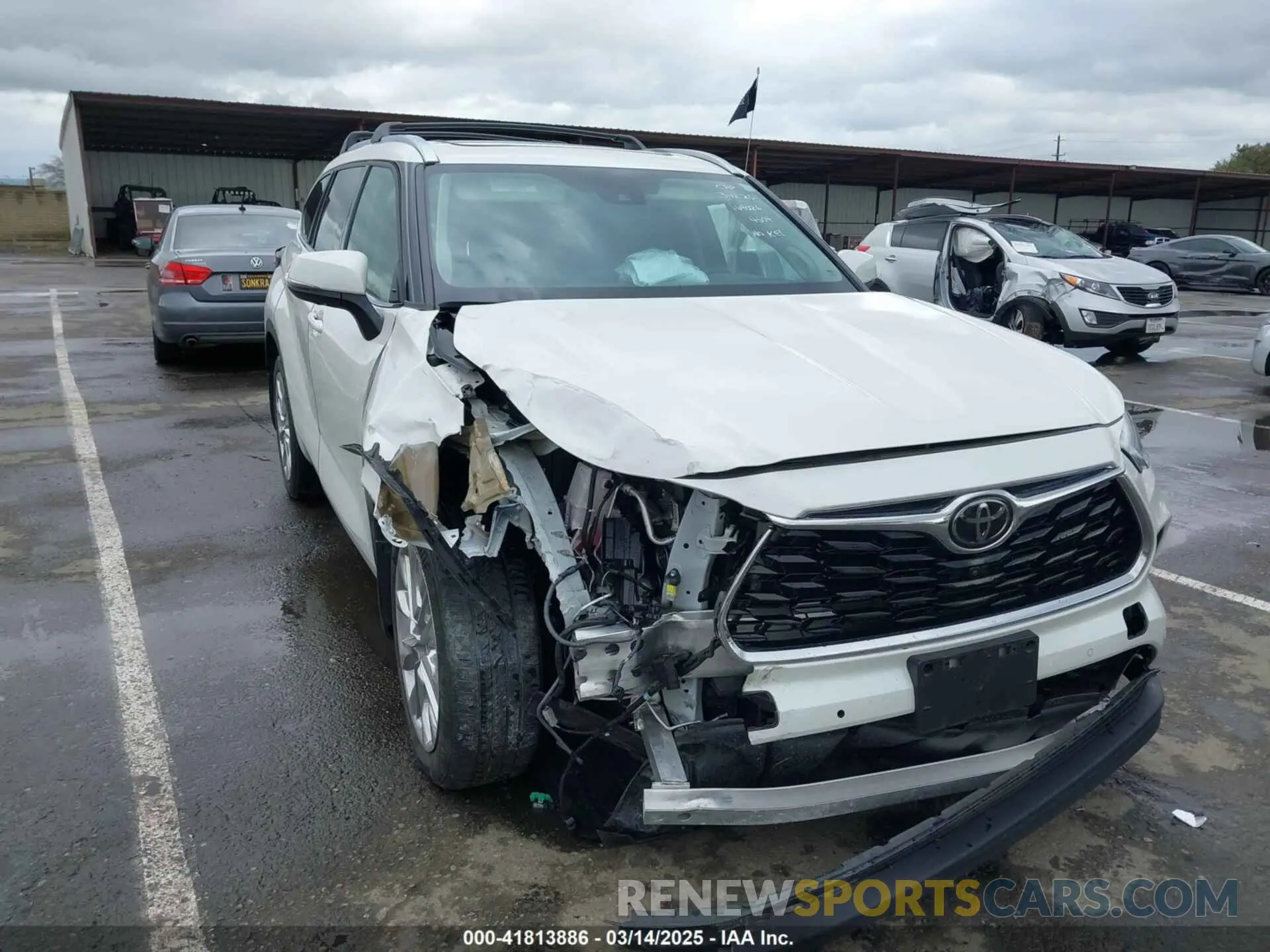 6 fotografías del automóvil dañado 5TDDZRBH4LS044504 TOYOTA HIGHLANDER 2020