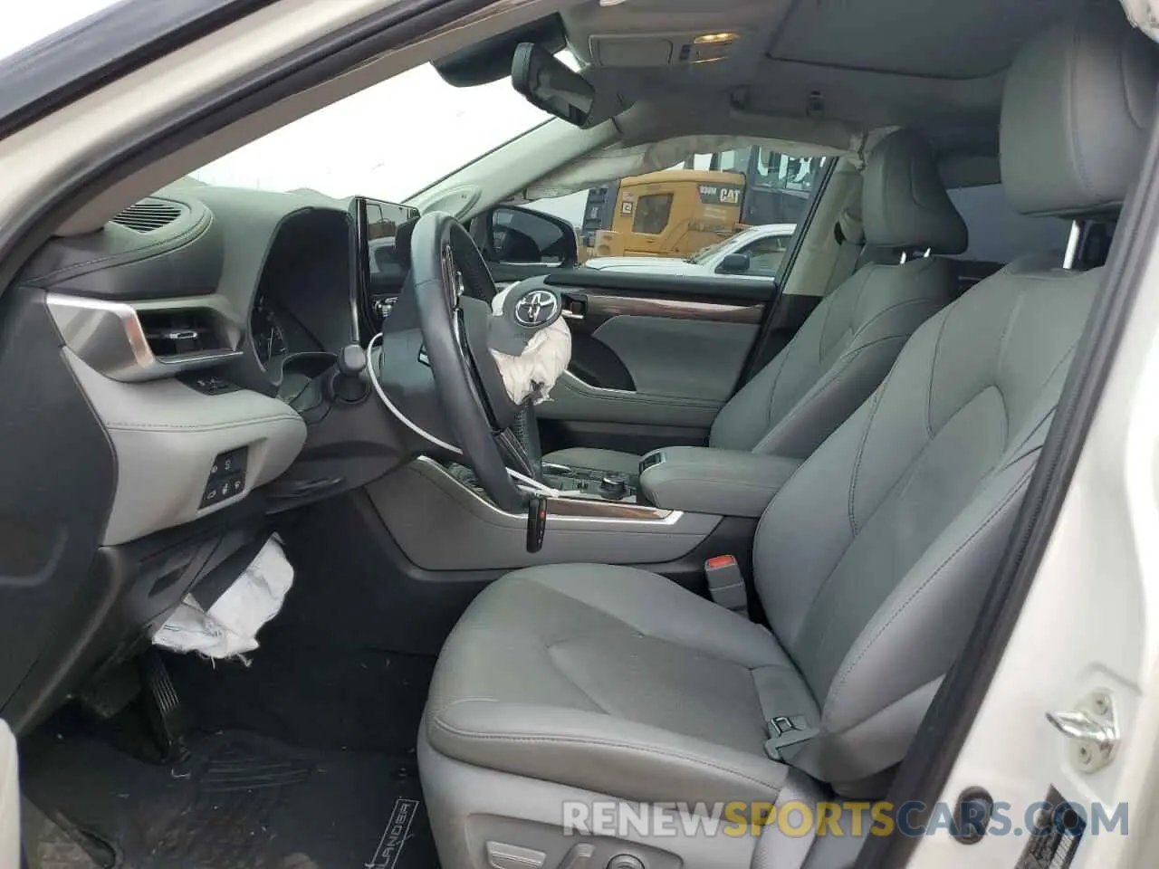7 fotografías del automóvil dañado 5TDDZRBH5LS021488 TOYOTA HIGHLANDER 2020