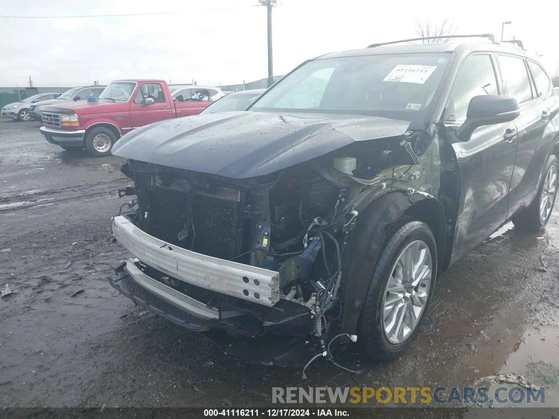 6 fotografías del automóvil dañado 5TDDZRBH5LS030417 TOYOTA HIGHLANDER 2020