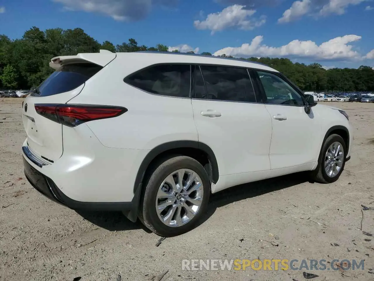 3 fotografías del automóvil dañado 5TDDZRBH5LS051090 TOYOTA HIGHLANDER 2020