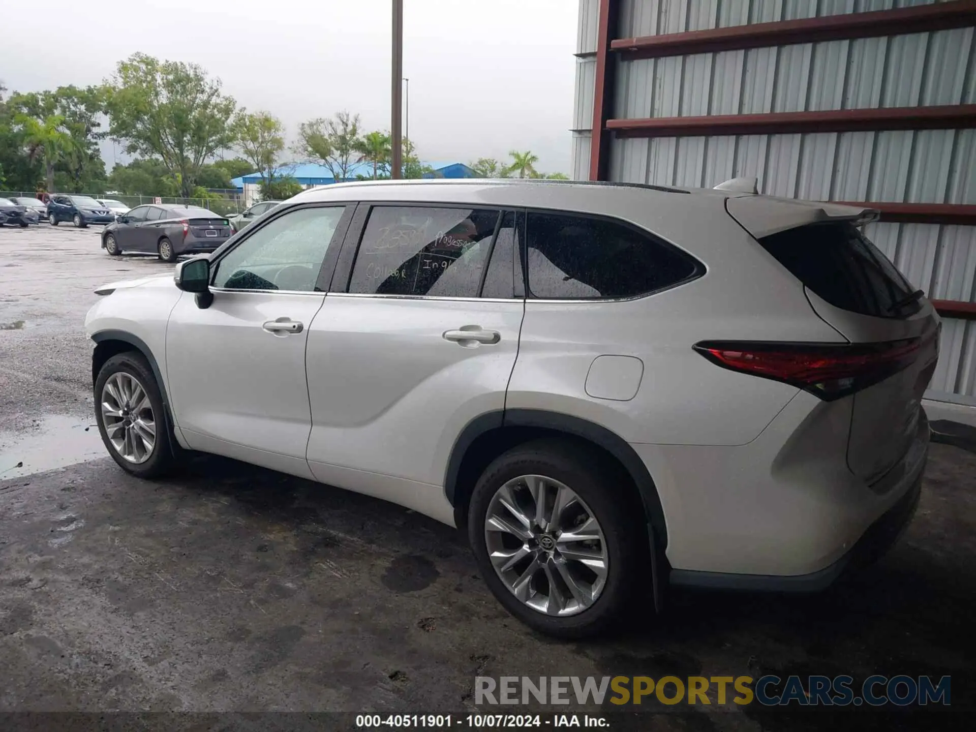 3 fotografías del automóvil dañado 5TDDZRBH6LS026988 TOYOTA HIGHLANDER 2020