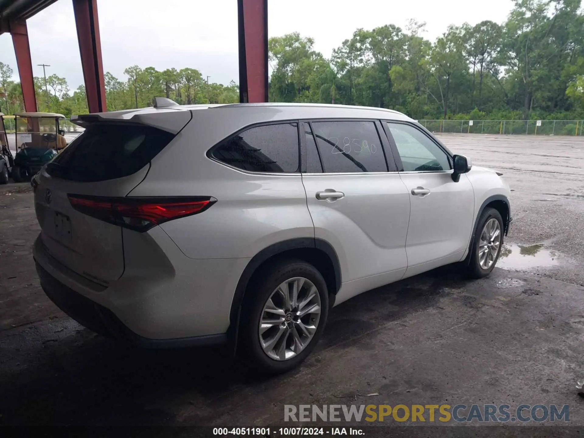 4 fotografías del automóvil dañado 5TDDZRBH6LS026988 TOYOTA HIGHLANDER 2020