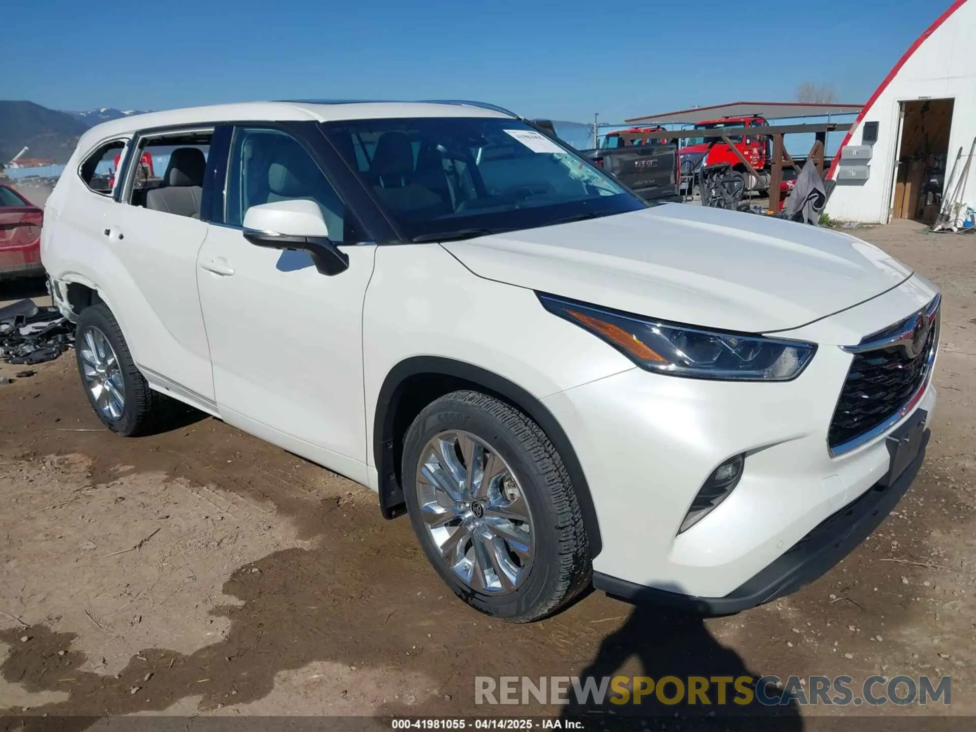 1 fotografías del automóvil dañado 5TDDZRBH6LS051695 TOYOTA HIGHLANDER 2020