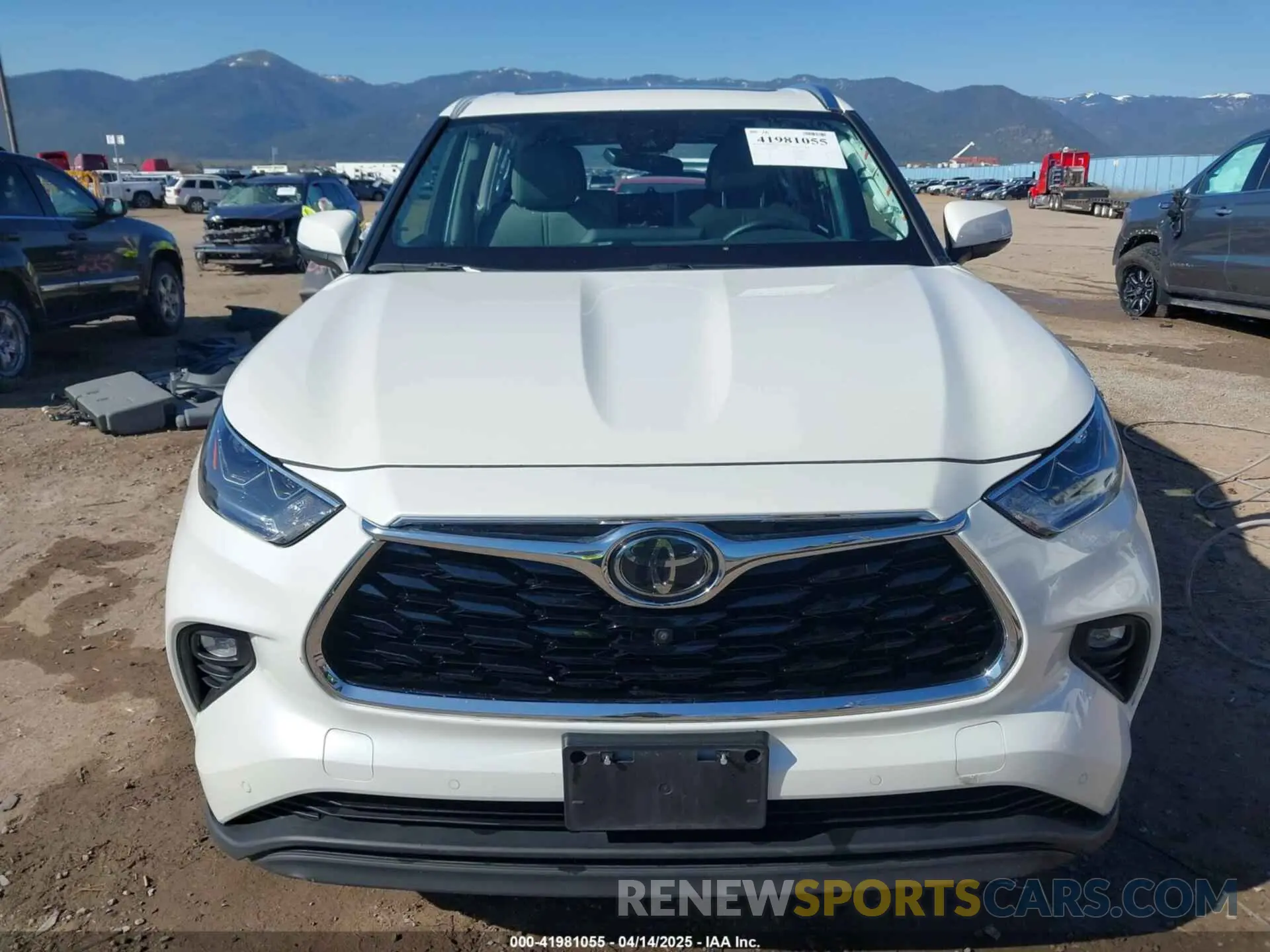 12 fotografías del automóvil dañado 5TDDZRBH6LS051695 TOYOTA HIGHLANDER 2020