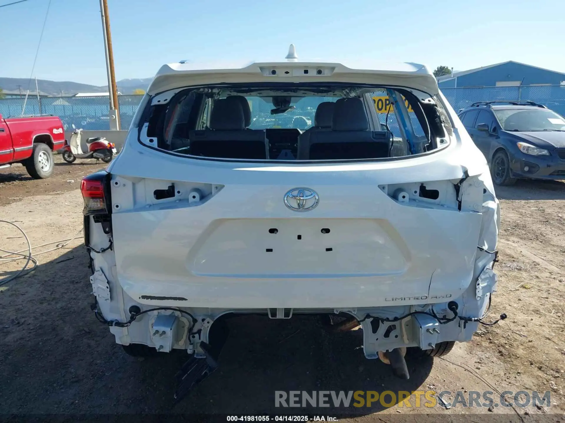 16 fotografías del automóvil dañado 5TDDZRBH6LS051695 TOYOTA HIGHLANDER 2020