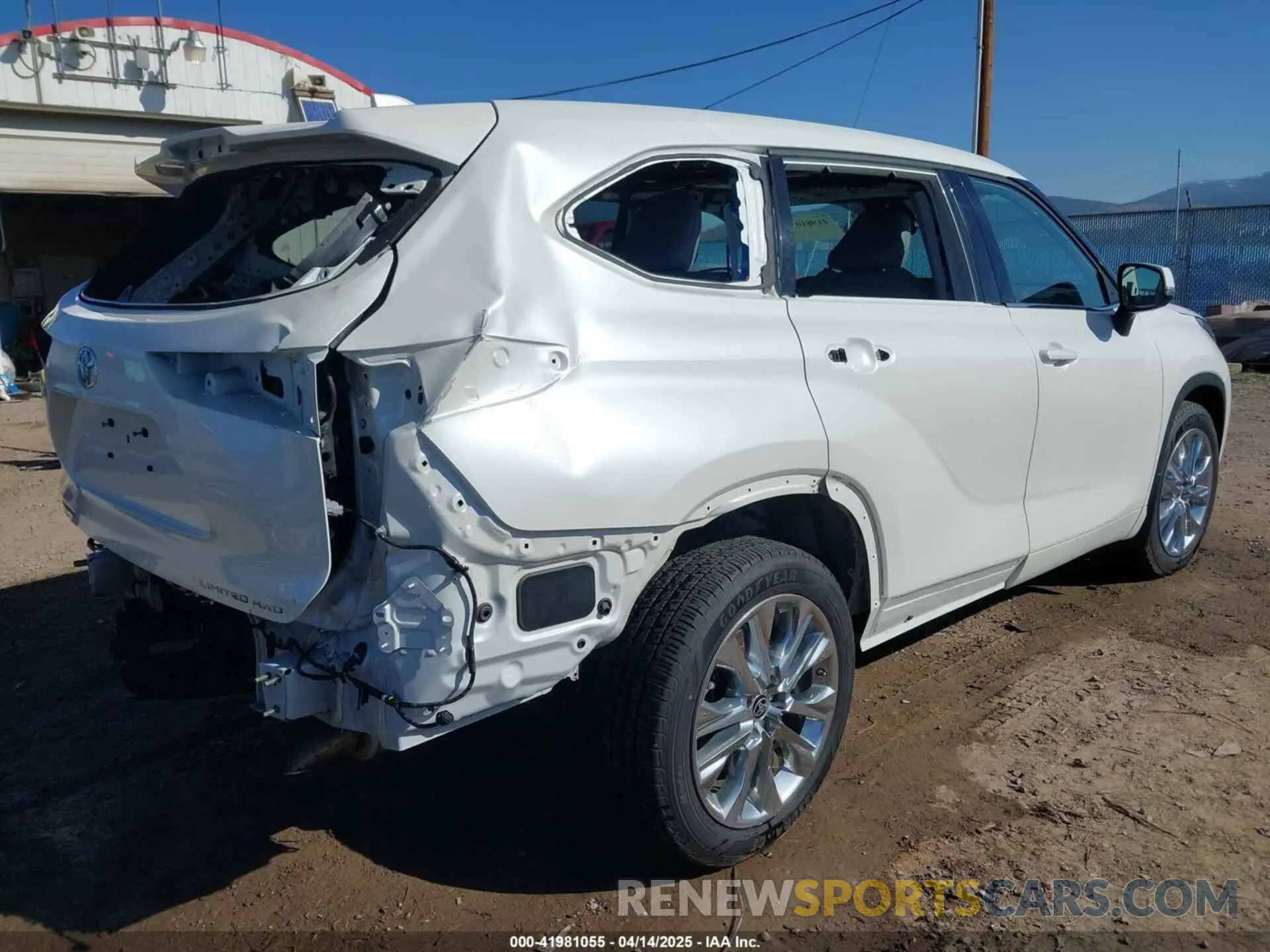 4 fotografías del automóvil dañado 5TDDZRBH6LS051695 TOYOTA HIGHLANDER 2020