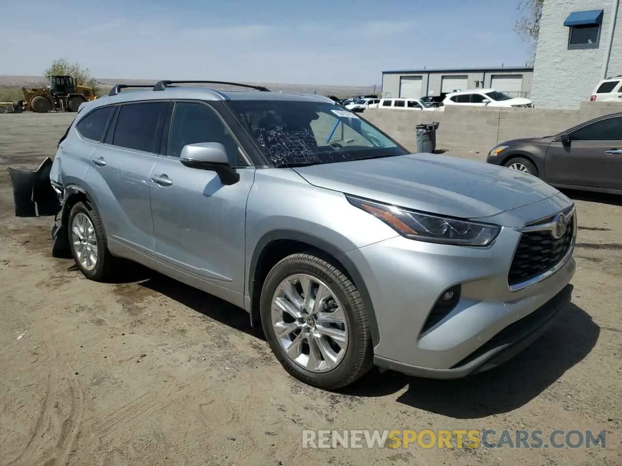 4 fotografías del automóvil dañado 5TDDZRBH7LS012162 TOYOTA HIGHLANDER 2020