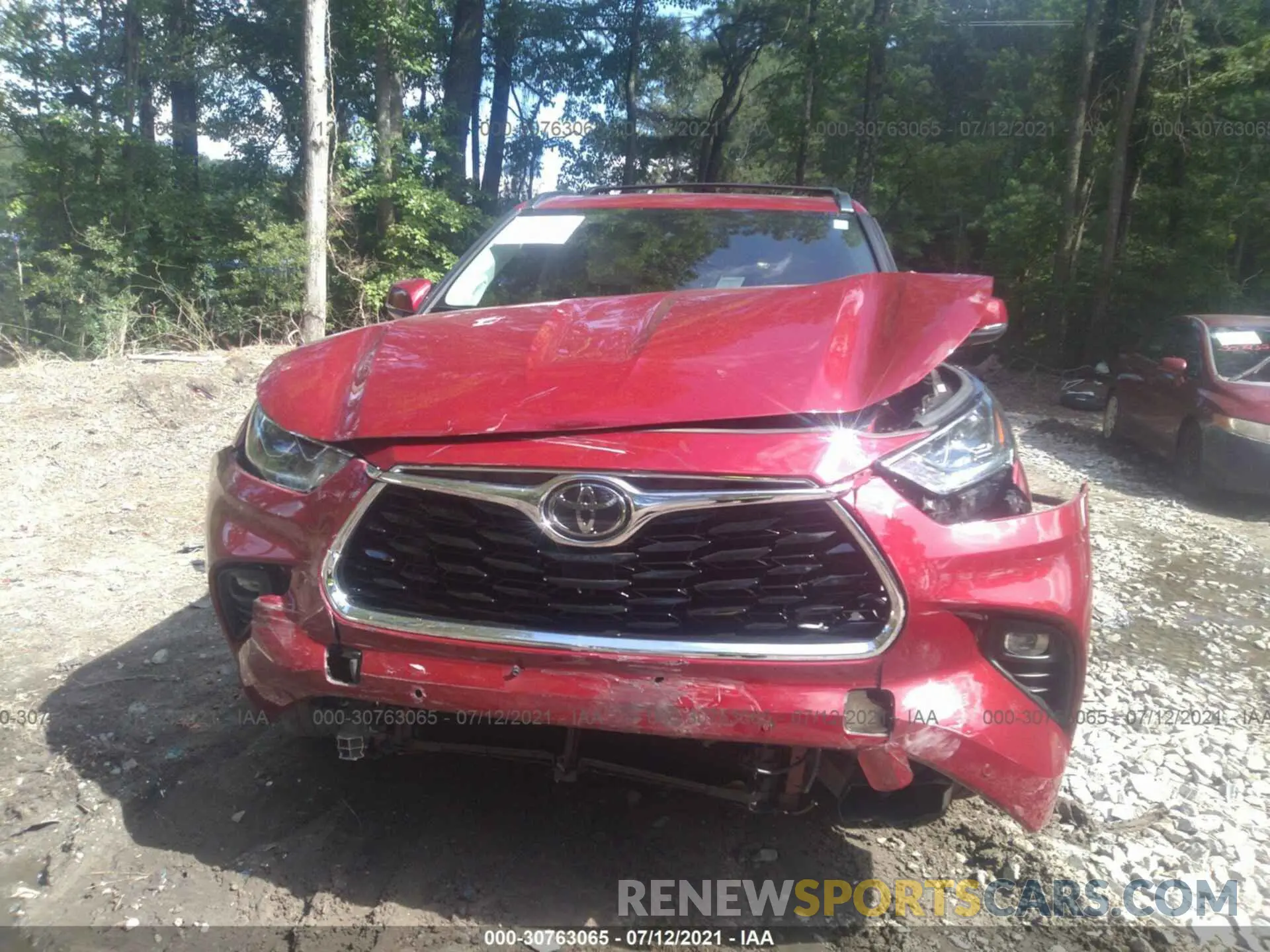 6 fotografías del automóvil dañado 5TDDZRBH7LS025915 TOYOTA HIGHLANDER 2020