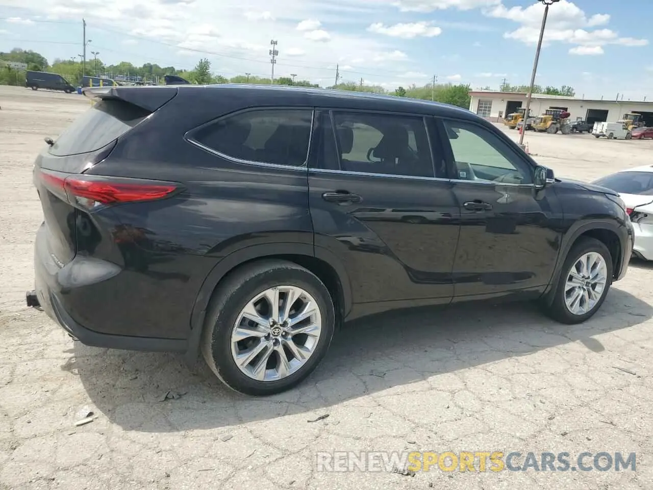 3 fotografías del automóvil dañado 5TDDZRBH8LS004782 TOYOTA HIGHLANDER 2020