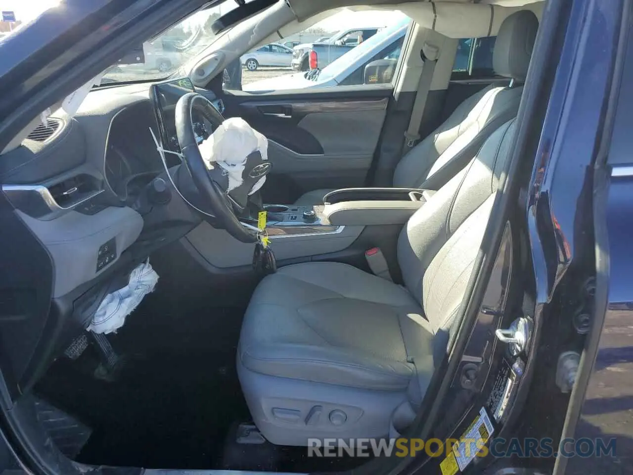 7 fotografías del automóvil dañado 5TDDZRBHXLS023396 TOYOTA HIGHLANDER 2020