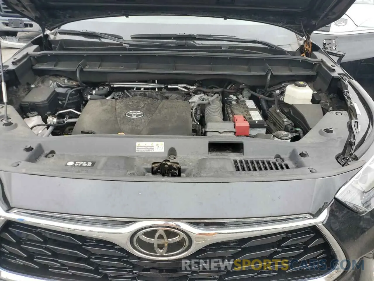 12 fotografías del automóvil dañado 5TDDZRBHXLS027836 TOYOTA HIGHLANDER 2020