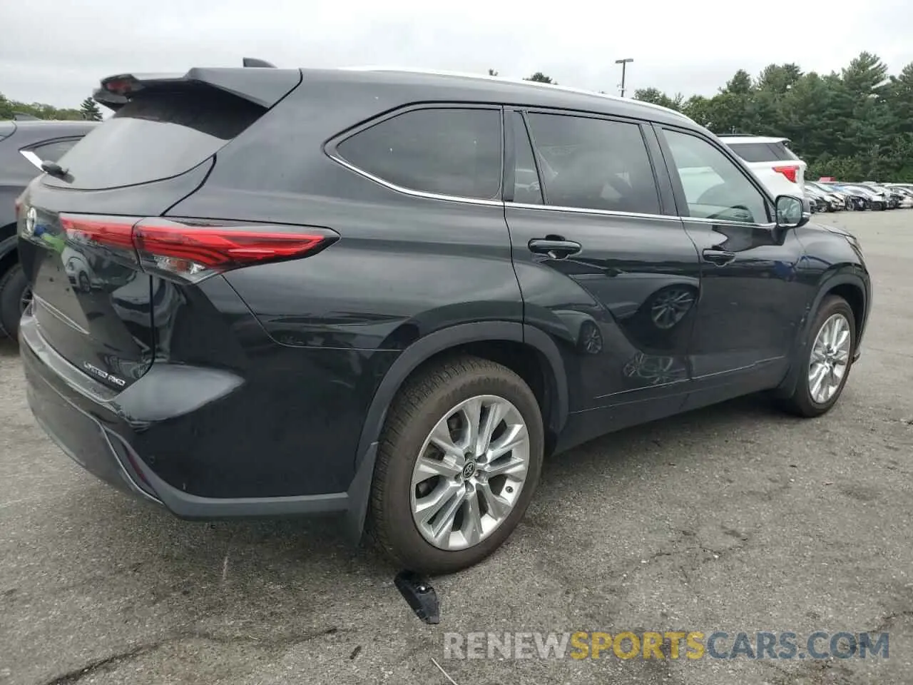 3 fotografías del automóvil dañado 5TDDZRBHXLS027836 TOYOTA HIGHLANDER 2020