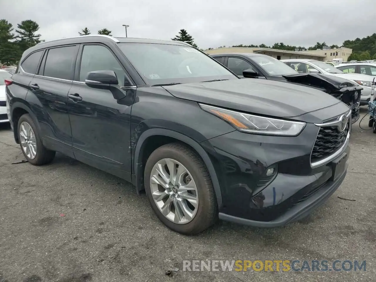 4 fotografías del automóvil dañado 5TDDZRBHXLS027836 TOYOTA HIGHLANDER 2020