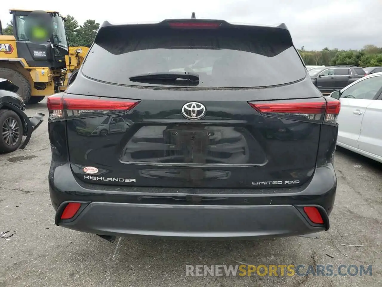 6 fotografías del automóvil dañado 5TDDZRBHXLS027836 TOYOTA HIGHLANDER 2020