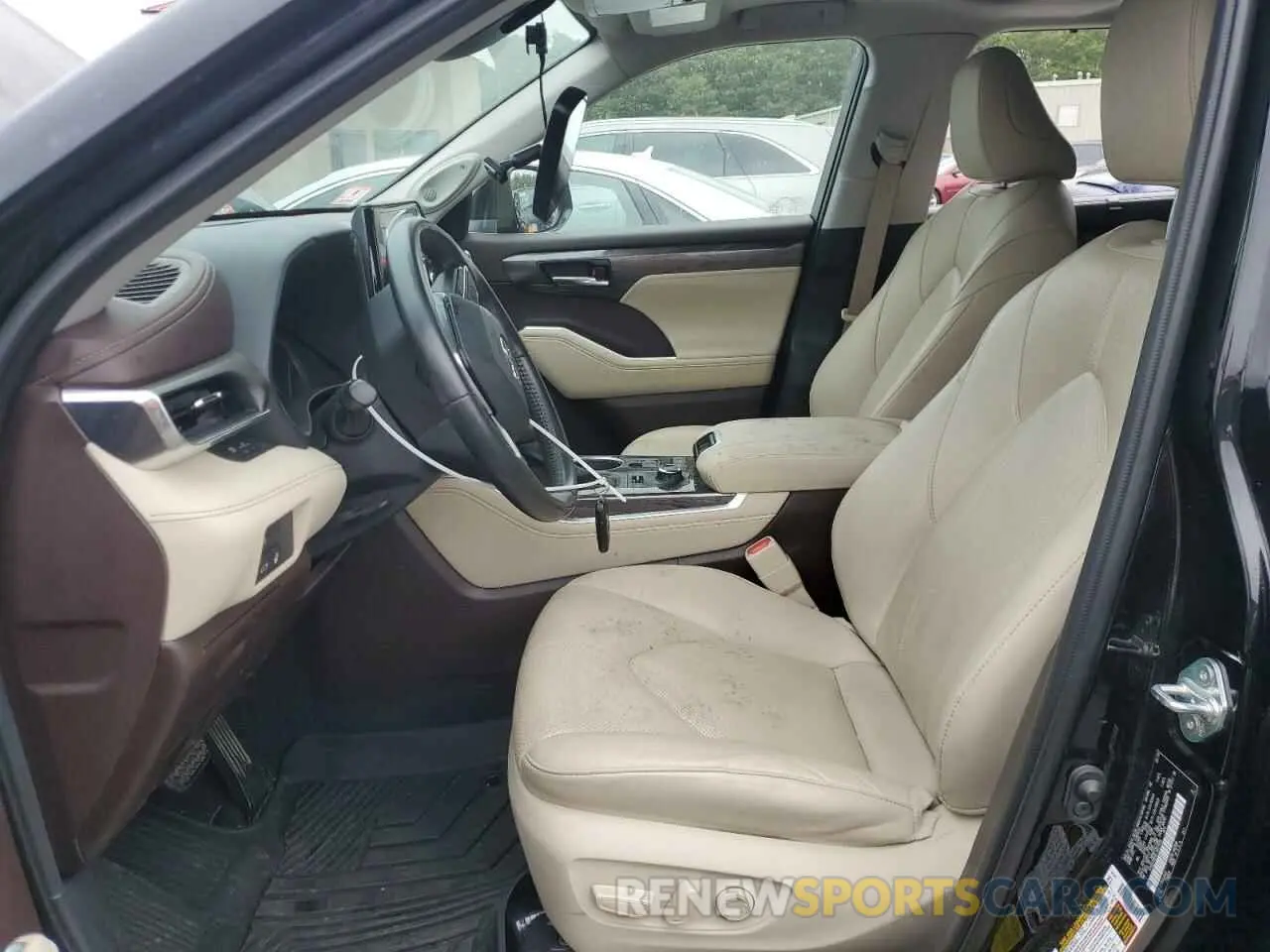 7 fotografías del automóvil dañado 5TDDZRBHXLS027836 TOYOTA HIGHLANDER 2020