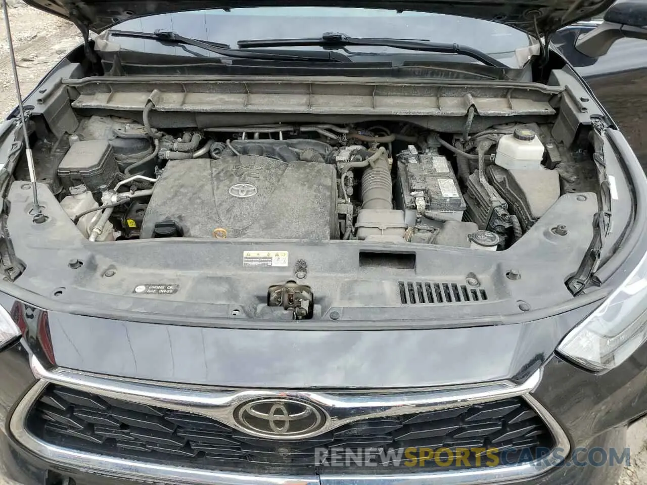 12 fotografías del automóvil dañado 5TDDZRBHXLS030378 TOYOTA HIGHLANDER 2020