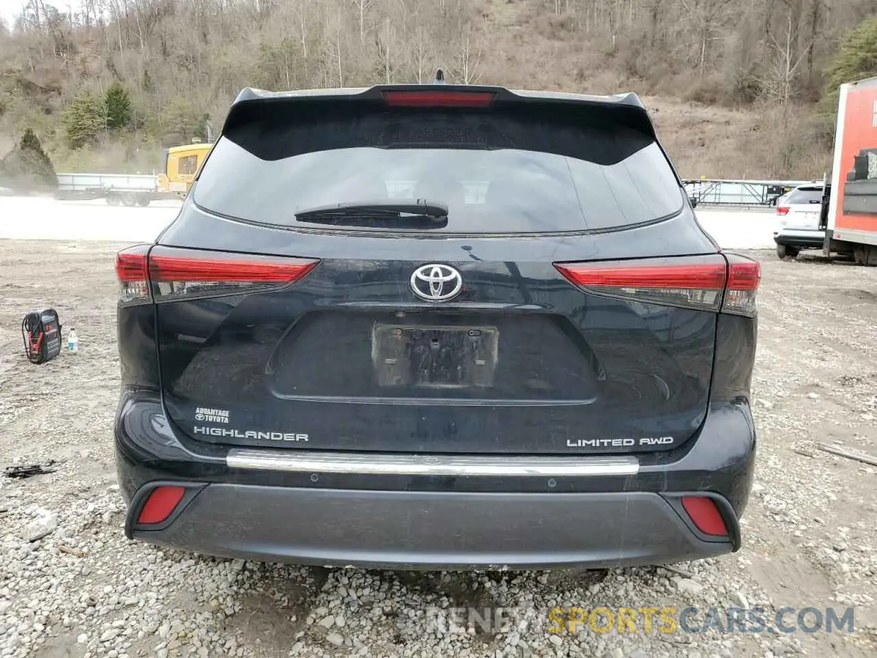 6 fotografías del automóvil dañado 5TDDZRBHXLS030378 TOYOTA HIGHLANDER 2020