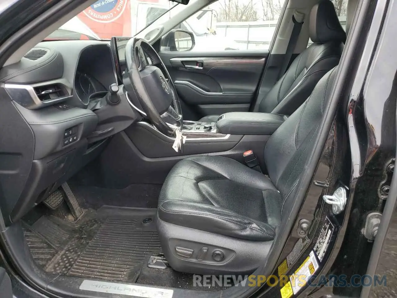 7 fotografías del automóvil dañado 5TDDZRBHXLS030378 TOYOTA HIGHLANDER 2020