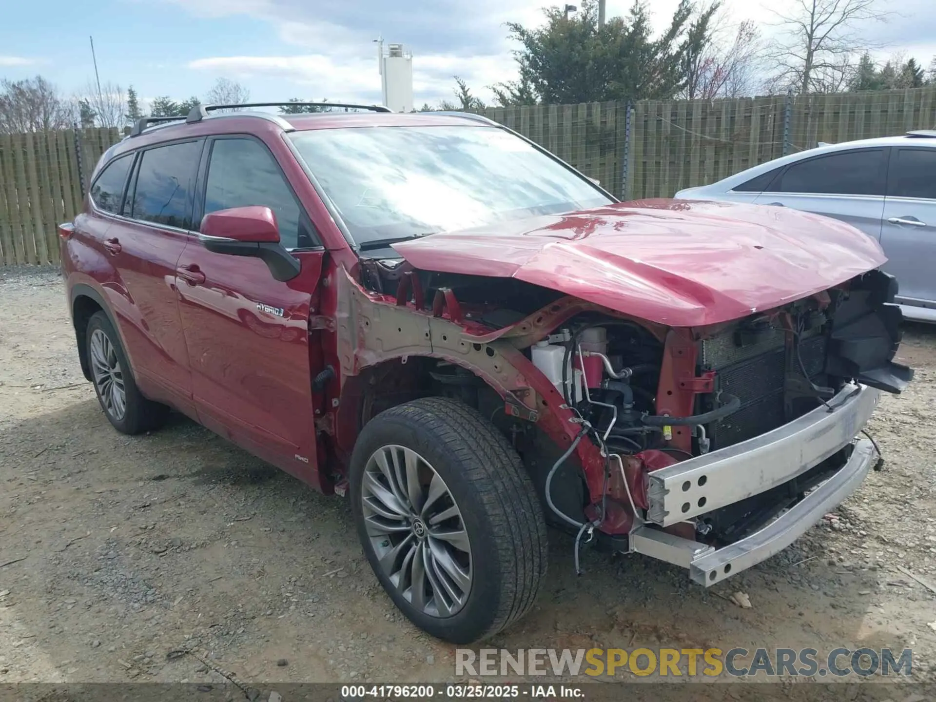 1 fotografías del automóvil dañado 5TDEBRCH3LS003336 TOYOTA HIGHLANDER 2020
